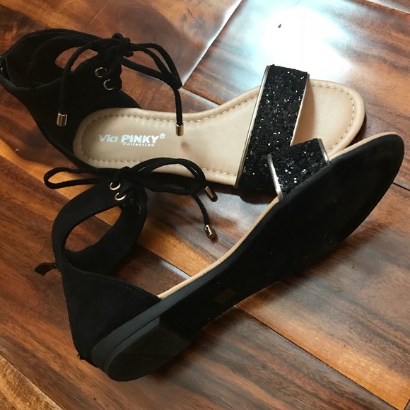 Glitter Open Toe Sandal - Picture 5 of 7